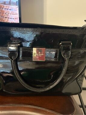 kate spade black patent purse.  Excellent condition